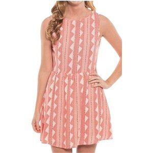 Francesca’s Bird Cage Label Dress